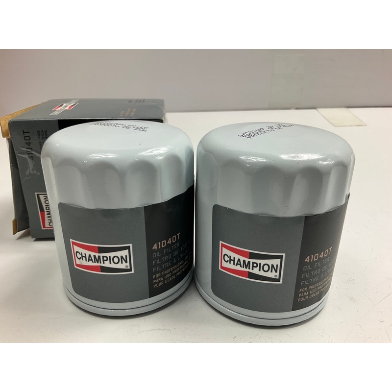 (2) Champion 41040T Engine Oil Filters