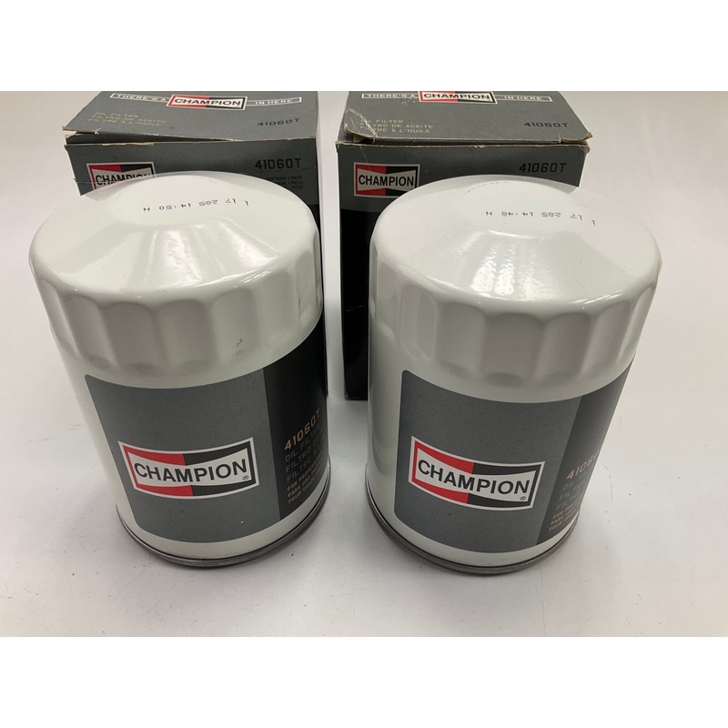 (2) Champion 41060T Engine Oil Filter