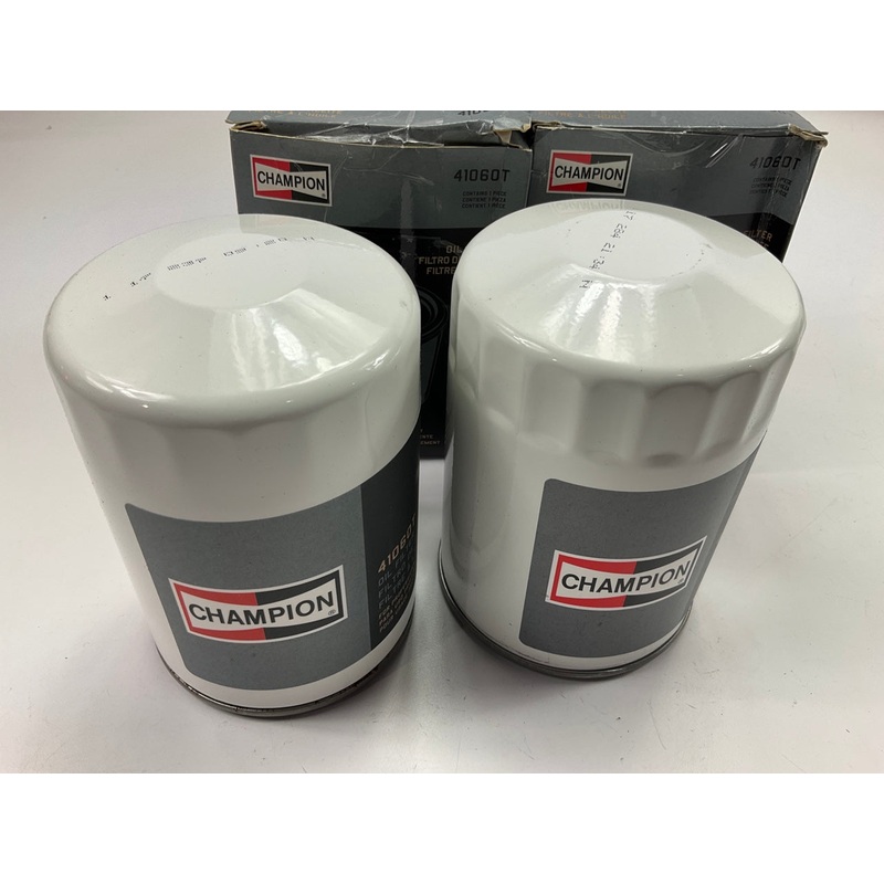 (2) Champion 41060T Engine Oil Filters