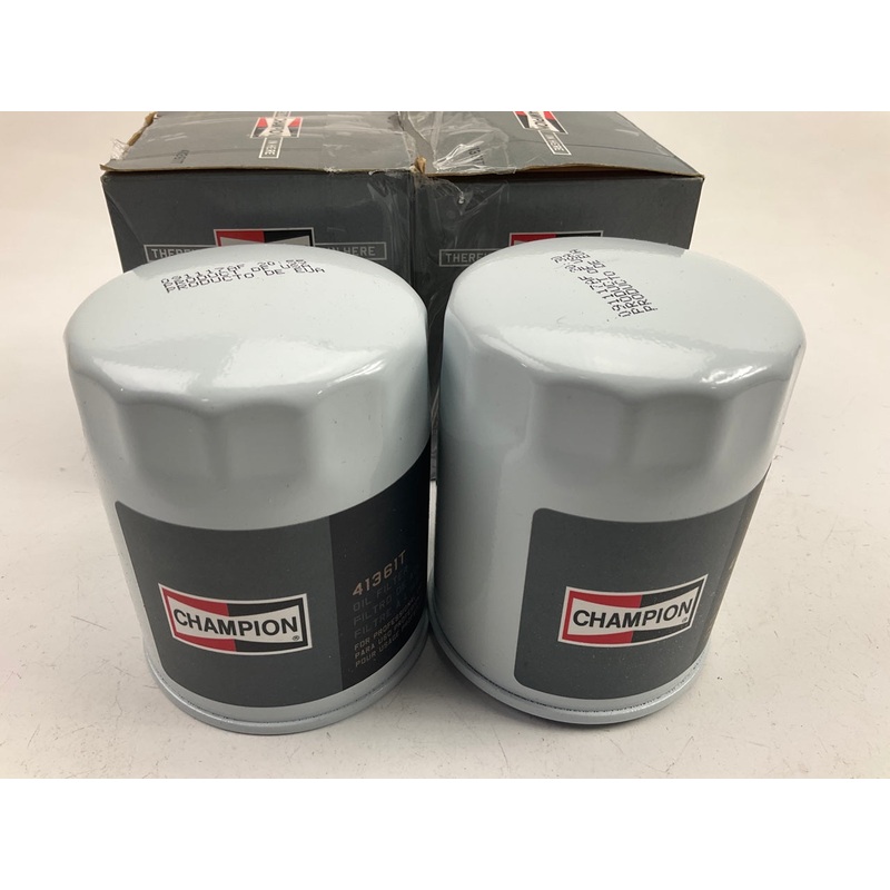 (2) Champion 41361T Engine Oil Filter