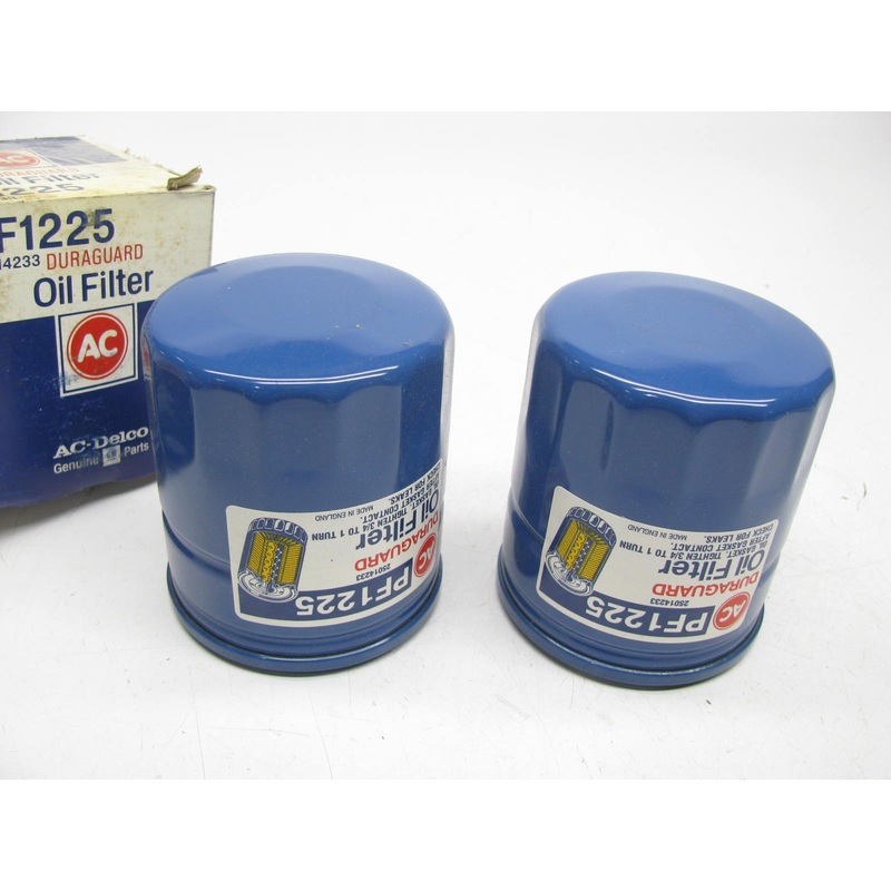 (2) Acdelco PF1225 Engine Oil Filters