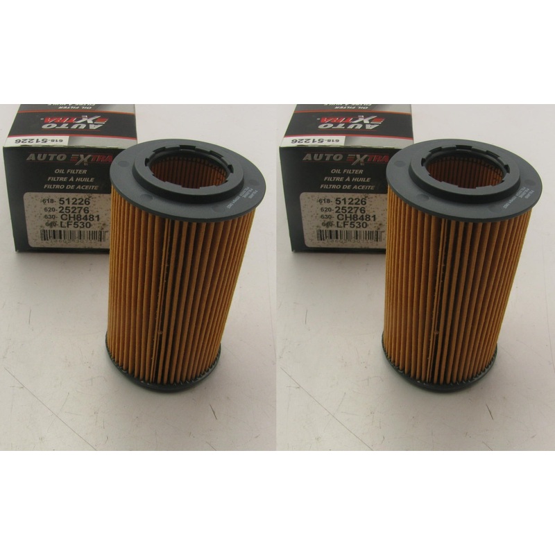 (2) Auto Extra 618-51226 Engine Oil Filters