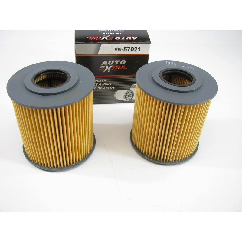 (2) Auto Extra 618-57021 Oil Filter Replaces CH8712 57021 L15315 LF522 P7338