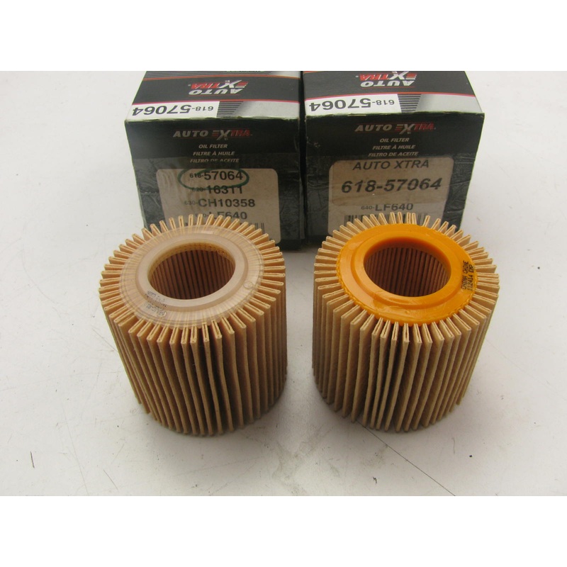 (2) Auto Extra 618-57064 Engine Oil Filter