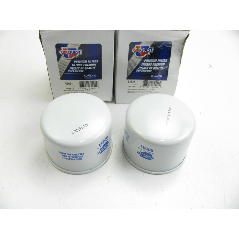 (2) Carquest 83631 Hydraulic Breather Element Filter For Clark Forklifts