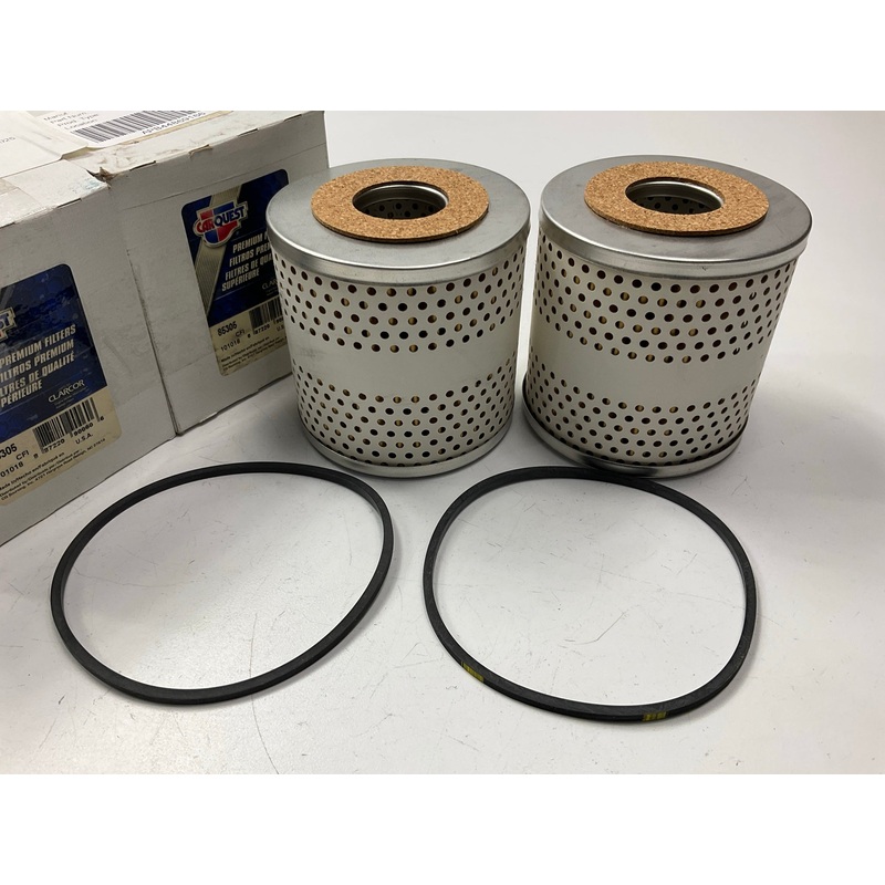 (2) Carquest 85305 Cartridge Lube Metal Canister Filter Replaces Wix 51305