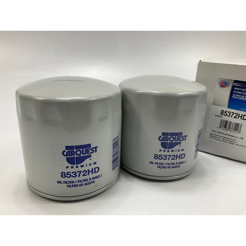 (2) Carquest 85372HD Heavy Duty Engine Oil Filters