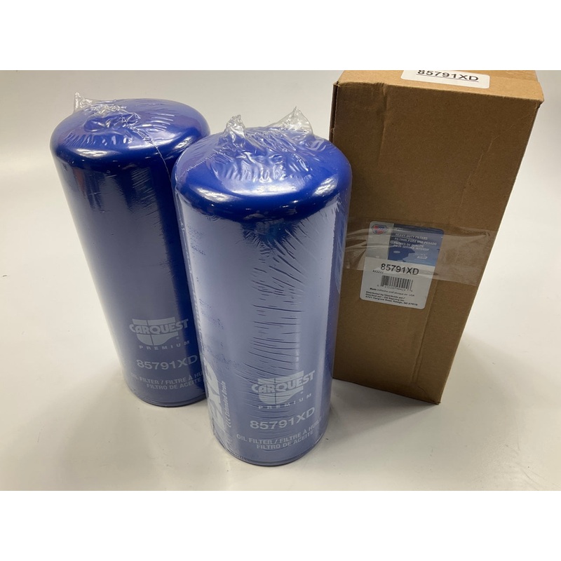 (2) Carquest 85791XD Oil Filter Replaces: LFP3236 LF554 LF16101 P551807 57791