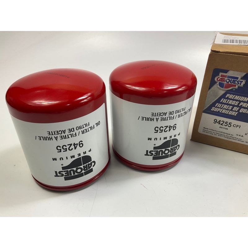 (2) Carquest 94255 Engine Oil Filter