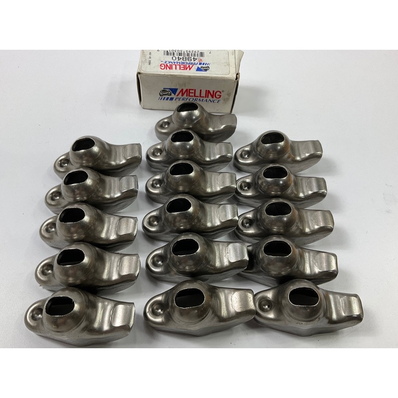 (16) Melling 49840 Performance Rocker Arms, 1.5 Ratio, Small Block Chevy SBC V8