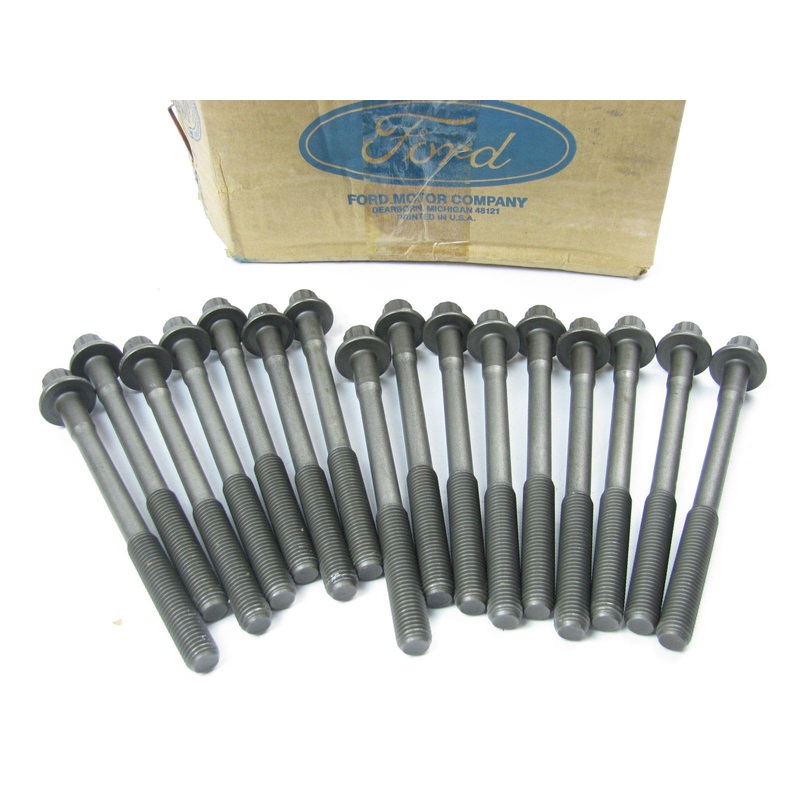 (16) OEM Ford Cylinder Head Bolts F32Z6065B For 93-97 Probe MX-6 626 2.5L V6