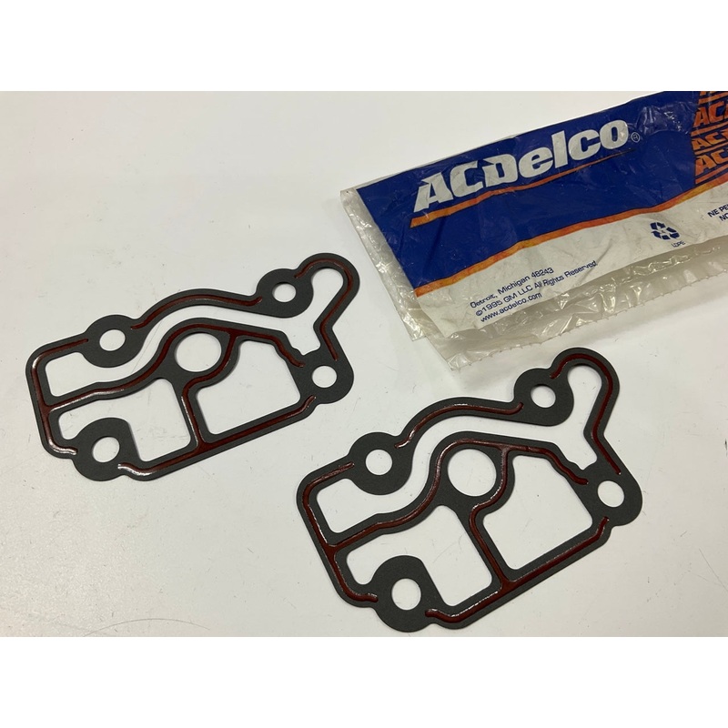 (2) Acdelco 25534742 Engine Oil Filter Adapter Gaskets