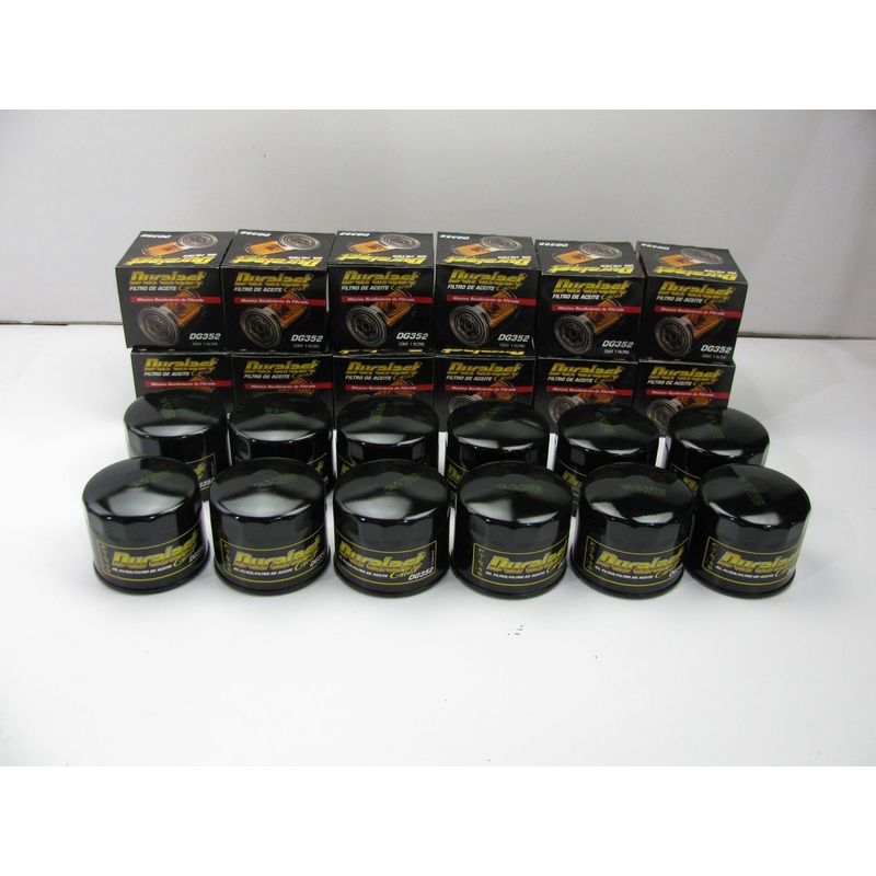 (12) Duralast DG352 Oil Filter Replaces PH8873 57099 L15313 LF509F LF16109