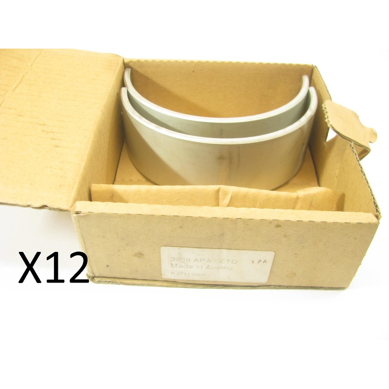 (12) Federal Mogul 3656APA Engine Main Bearing - Standard For CAT D346