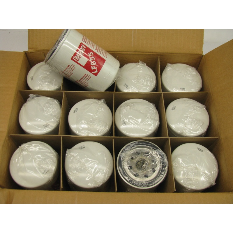 (12) Fleetguard LF655 Engine Oil Filter