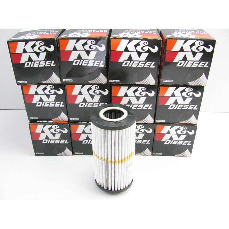 (12) K&N Oil Filters 2004-2008 Ford F-250 F350 F450 6.0L 6.4L POWERSTROKE DIESEL