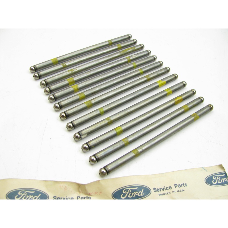 (12) NEW - OEM Ford E6DZ-6565-A Engine Push Rods For 1986-1992 3.0L-V6