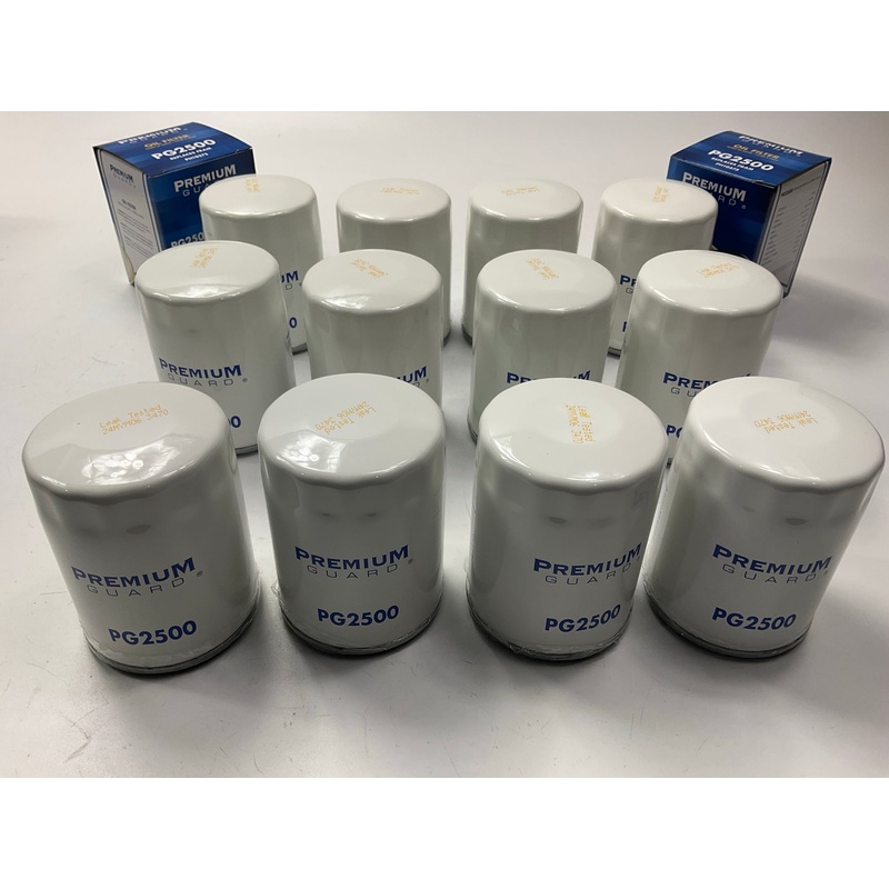 (12) Premium Guard PG2500 Engine Oil Filter