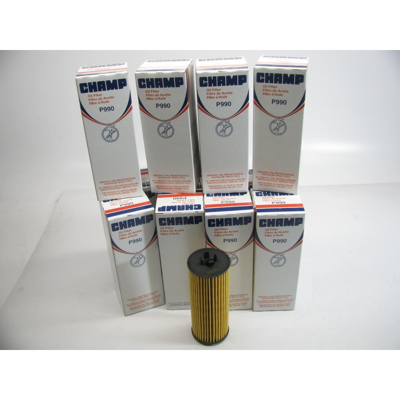 (12) Champ P990 Engine Oil Filter Replaces CH10955 57526 L36135 P7492 AL10955