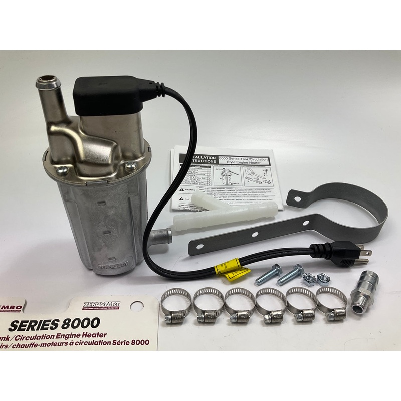 Zerostart 3308003 Series 8000 Circulation Heater, 1500 Watts, 5/8'' Inlet, Outlet