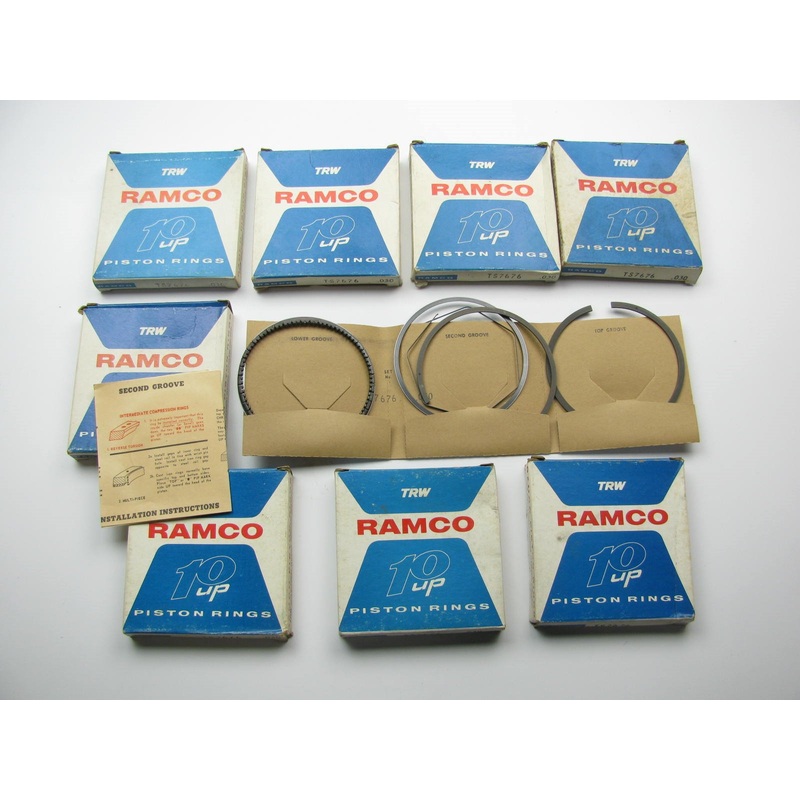 Vintage TRW 030 Piston Rings Set: Edsel 332 352 & Oldmobile 371 8-cylinder