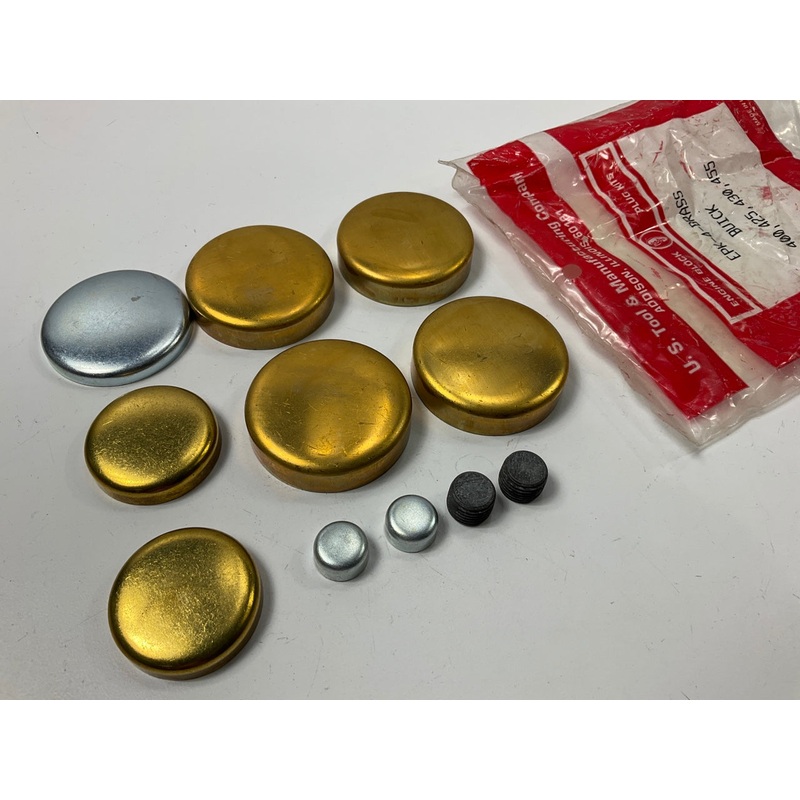 Us Tool EPK4BRASS Freeze Expansion Plug Set - Buick 400, 425, 430, 455