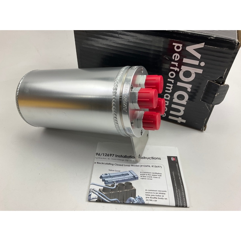 Vibrant Performance 12696 Universal Oil Catch Can
