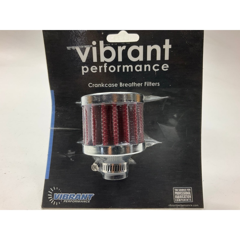 Vibrant Performance 2167 Engine Crankcase Breather Filter, 1/2'' Inlet X 3.125'' H
