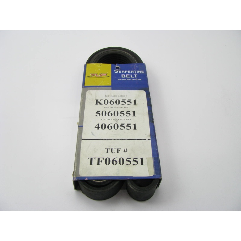 TUF TF060551 Serpentine Belt - 0.84'' X 55.625'' - 6 Ribs