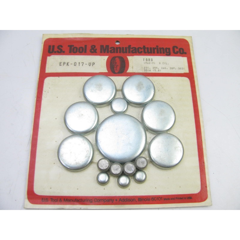 Us Tool EPK-017-VP Freeze Expansion Plug Set - Ford 289, 302, 351W