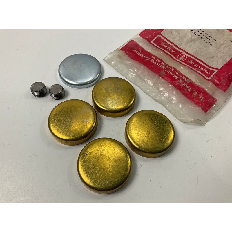 Us Tool EPK-1-BRASS Freeze Expansion Plug Set 1956-1993 AMC 196, 199, 232, 258