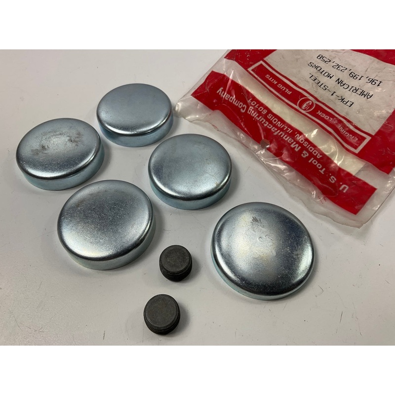 Us Tool EPK-1-STEEL Freeze Expansion Plug Set 1958-1993 AMC 196, 199, 232, 258