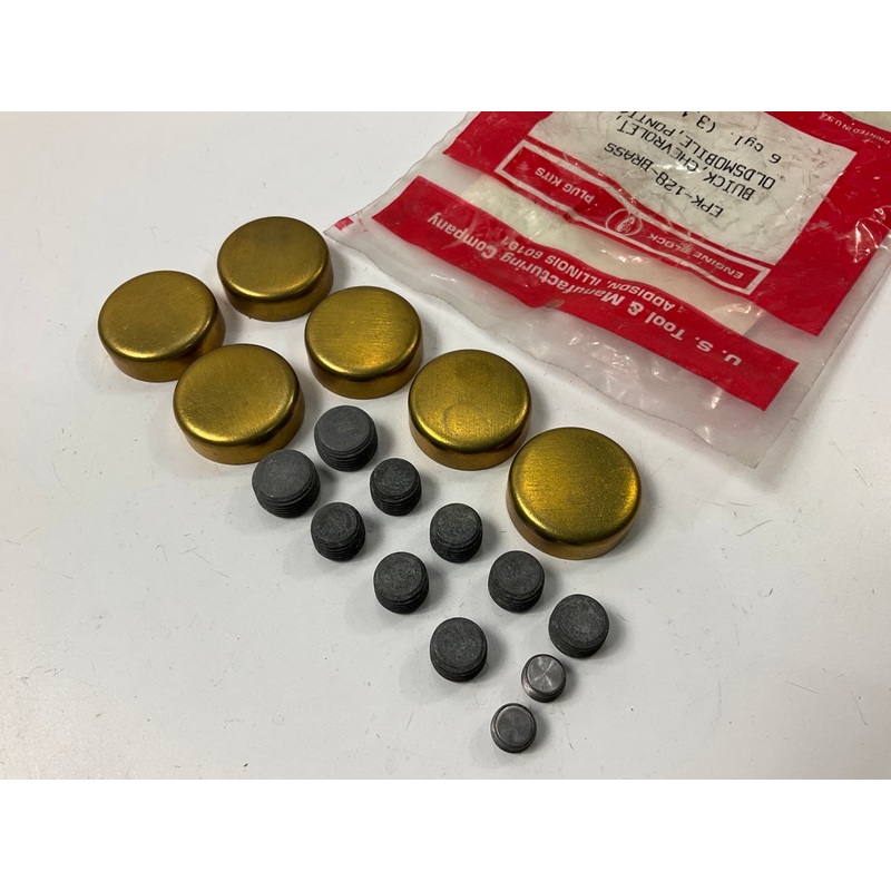 Us Tool EPK-128-BRASS Freeze Expansion Plug Set For 1988-1996 Buick 3.1L-V6