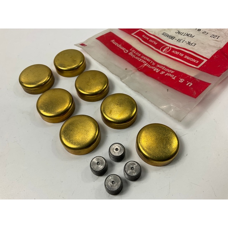 Us Tool EPK-131-BRASS Freeze Expansion Plug Set For 1987-1992 Pontiac 2.0L OHC