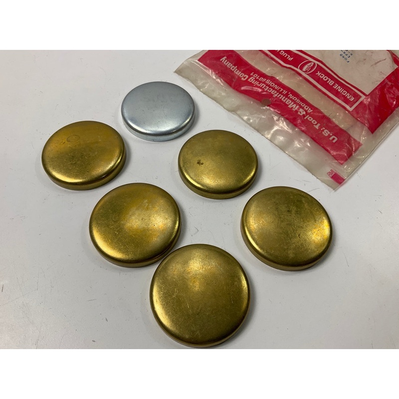Us Tool EPK-15-BRASS Freeze Expansion Plug Set 1954-1966 Ford 215 233 262-L6