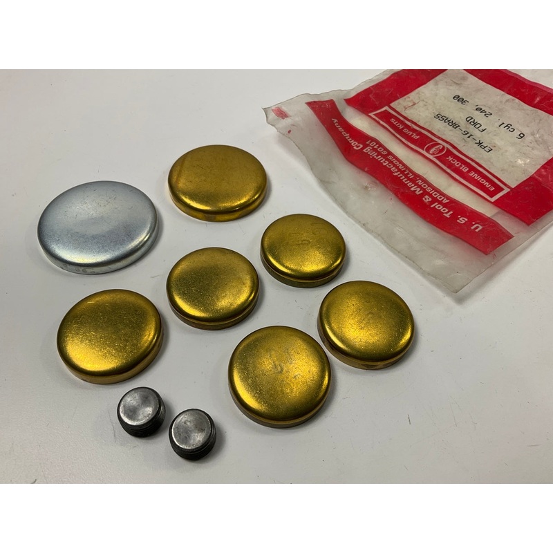 Us Tool EPK-16-BRASS Freeze Expansion Plug Set For 1965-1996 Ford 240 300-L6