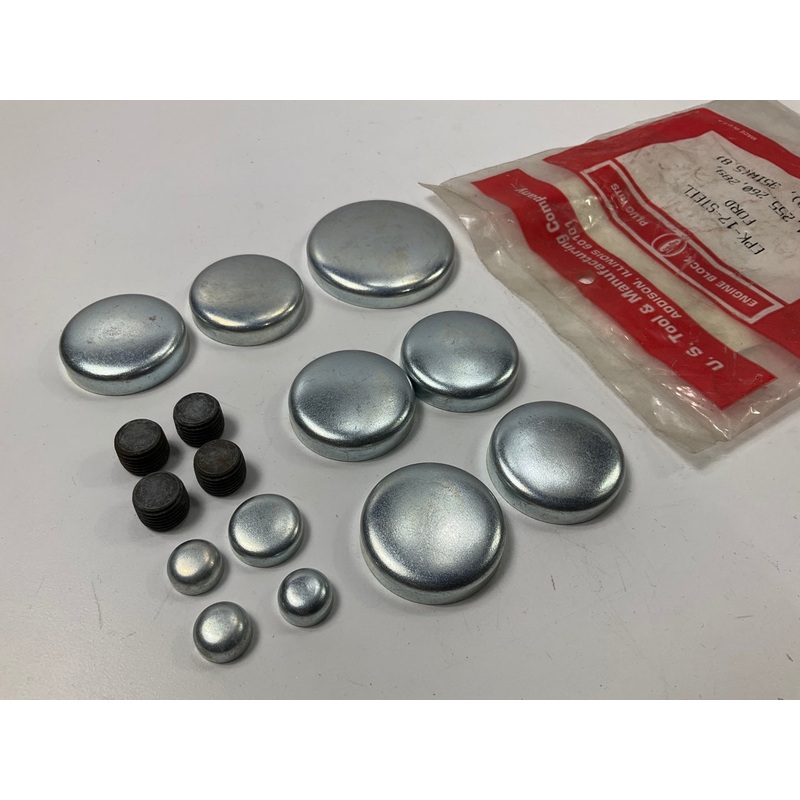 Us Tool EPK-17-STEEL Freeze Expansion Plug Set 62-01 Ford 221 260 289 302 351W