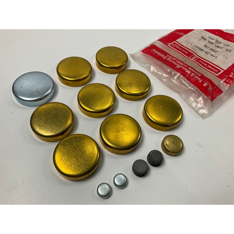 Us Tool EPK-26-BRASS Freeze Plug Set - Pontiac 326 350P 389 400 421 428 455-V8