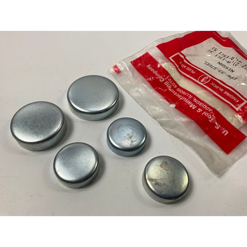 Us Tool EPK-33-STEEL Freeze Expansion Plug Set For 70-82 Datsun A12 A13 A14 A15