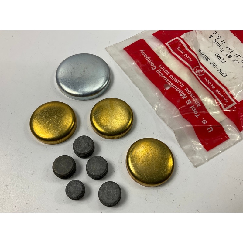 Us Tool EPK-39-BRASS Freeze Expansion Plug Set - Ford 2.0L 122 2.3L 140 EXC. HSC