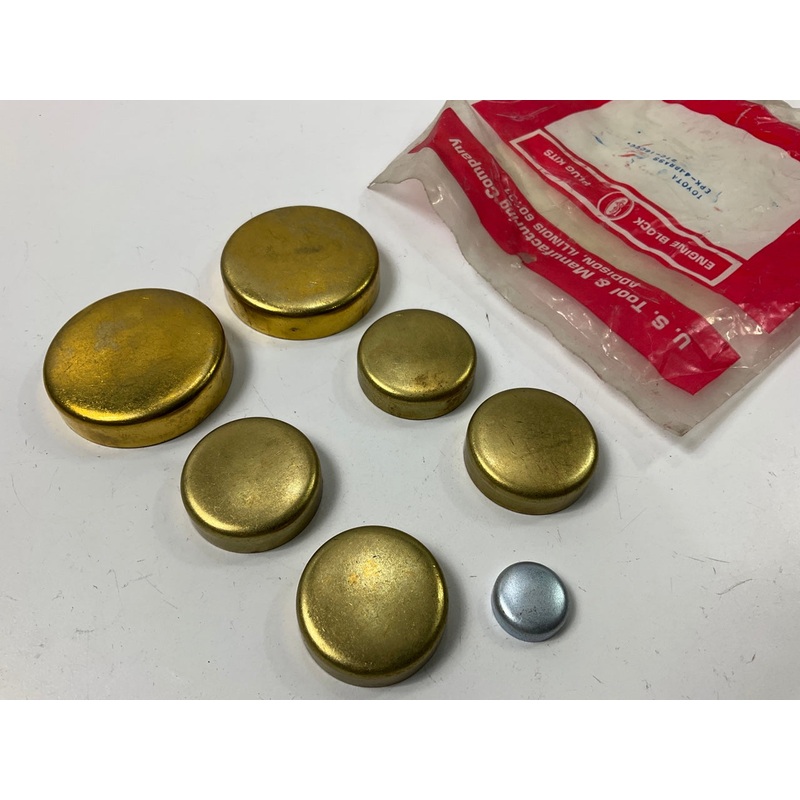 Us Tool EPK-44-BRASS Freeze Expansion Plug Set 1968-1983 Toyota 2T, 2TC, 3TC