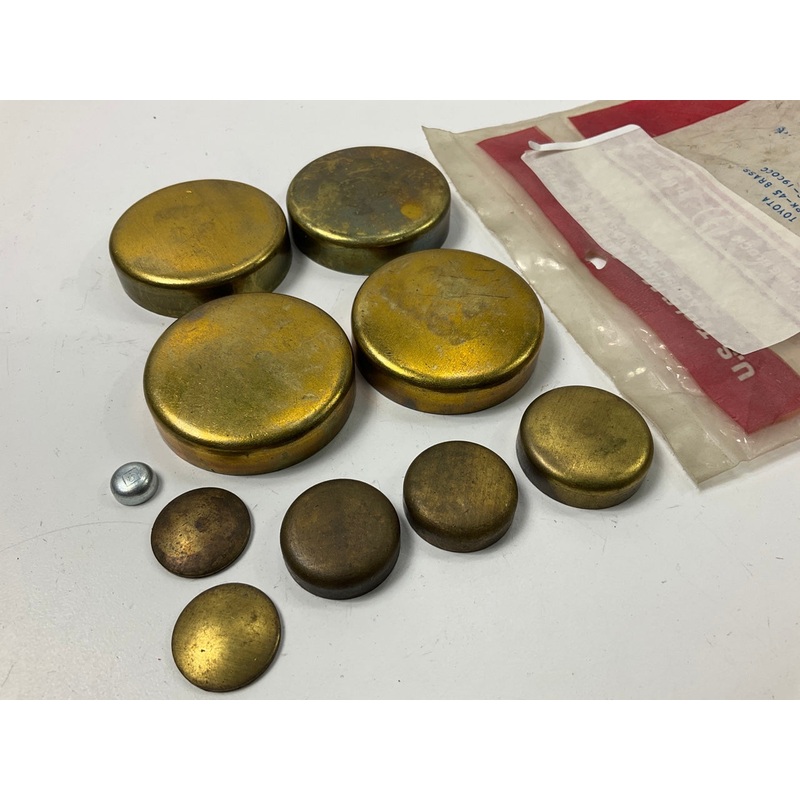 Us Tool EPK-45-BRASS Freeze Expansion Plug Set For 1964-1970 Toyota 3R 3RB 3RC