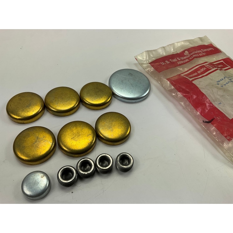 Us Tool EPK-58 Brass Freeze Expansion Plug Set For 1975-1982 Oldsmobile 260-V8