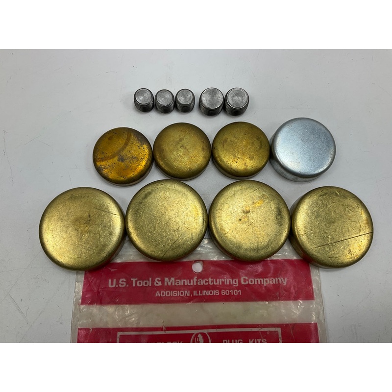 Us Tool EPK-59-BRASS Freeze Expansion Plug Set For 1957-1966 AMC 250 287 327