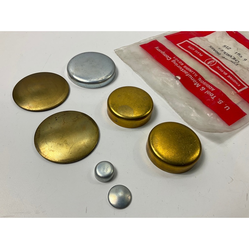 US Tool EPK-60 Brass Freeze Expansion Plug Set 1935-1952 Chevrolet 216 Stovebolt