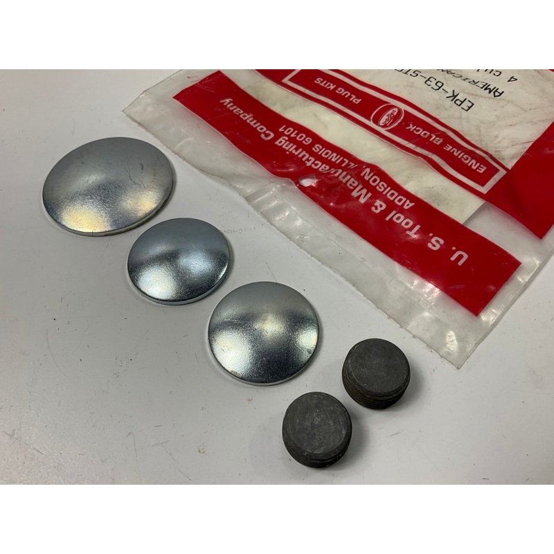 Us Tool EPK-63-STEEL Freeze Expansion Plug Set For 1941-1973 Jeep 2.2L-L4