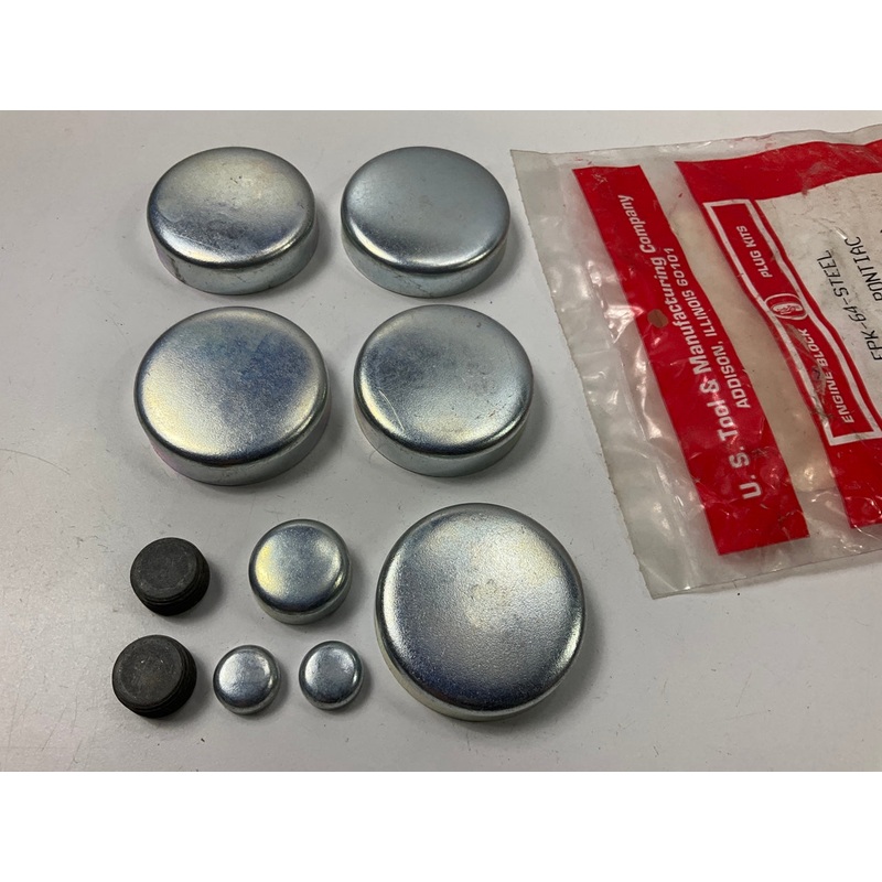 Us Tool EPK-64-STEEL Freeze Expansion Plug Set - Pontiac 265, Buick 301-V8