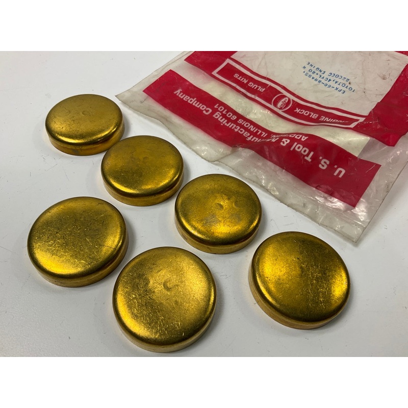 Us Tool EPK-68-BRASS Freeze Expansion Plug Set 1974-1986 Toyota 20R 22R 22REC