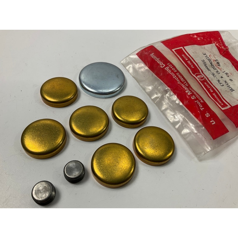 Us Tool EPK-76-BRASS Freeze Expansion Plug Set For 1977-1979 Oldsmobile 403-V8