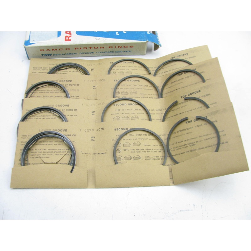 TRW T0279-030 Engine Piston Rings .030'' - 1958-1965 Volkswagen 1.2L 40 HP 1200